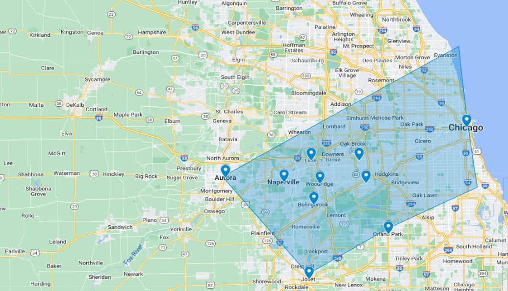 Service Area Map